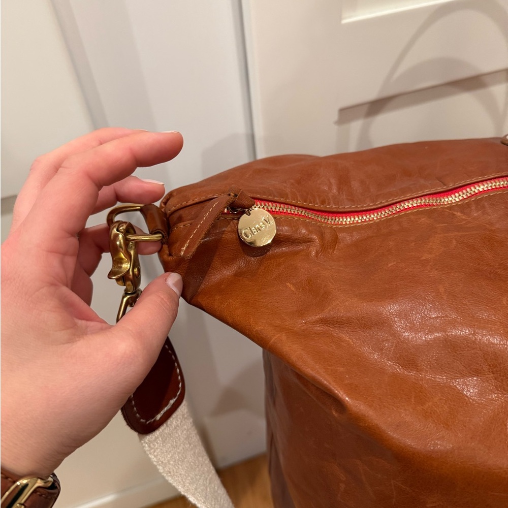 Clare V, Weekender, camel leather - Picture 5 of 16